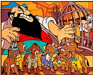 Erró - Song for Pinocchio (Paintings) h: 130 x w: 162 cm / h: 51.2 x w: 63.8 in