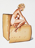 Mel Ramos - Monterey Jackie (Prints and Multiples) h: 81 x w: 60 cm / h: 31.9 x w: 23.6 in