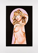 Mel Ramos - Peek-A-Boo #4 (Paintings) h: 80 x w: 59 cm / h: 31.5 x w: 23.2 in