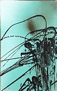 Hans Hartung - T1989-A1 38-0 (Paintings) h: 130 x w: 81 cm / h: 51.2 x w: 31.9 in