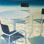 Underwater cafe black