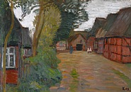 Straße in Fischerhude
