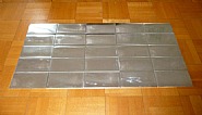 Carl Andre - 5x5 Tin Rectangle (Installations) h: 1 x w: 75 x d: 150 cm / h: 0.4 x w: 29.5 x d: 59.1 in