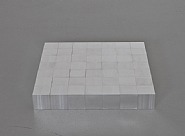 Carl Andre - Glarus 49 Aluminum Cubes (7x7) (Installations) h: 10 x w: 70 x d: 70 cm / h: 3.9 x w: 27.6 x d: 27.6 in