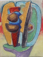 Le Corbusier - Etude pour sculpture Ubu-Panurge (Works on Paper (Drawings, Watercolors etc.)) h: 26.8 x w: 20.7 cm / h: 10.6 x w: 8.1 in