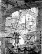 Vik Muniz - Carcere IV, The Grand Piazza, after Piranesi Prison (Photographs) h: 233 x w: 177 cm / h: 91.7 x w: 69.7 in