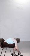 Michelangelo Pistoletto - Ragazza che si allaccia le scarpe (Prints and Multiples) h: 250 x w: 125 cm / h: 98.4 x w: 49.2 in