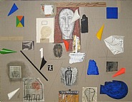 Mimmo Paladino - Untitled (Paintings) h: 100 x w: 130 cm / h: 39.4 x w: 51.2 in