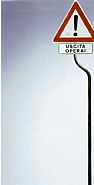 Michelangelo Pistoletto - Uscita operai (Prints and Multiples) h: 250 x w: 125 cm / h: 98.4 x w: 49.2 in