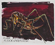 Raymond Pettibon - No Title (A look. A...) (Works on Paper (Drawings, Watercolors etc.)) h: 22 x w: 27 x d: 1.5 in / h: 55.9 x w: 68.6 x d: 3.8 cm