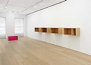 Installation view, <i>Donald Judd</i>, David Zwirner, London, 2013