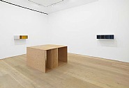 Installation view, <i>Donald Judd</i>, David Zwirner, London, 2013