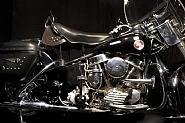 Elvis’ 1957 Harley-Davidson Hydra Glide motorcycle, Graceland, Memphis, Tennessee