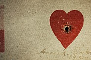 Annie Oakley’s heart target, private collection, Los Angeles, California