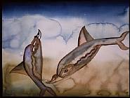 Francesco Clemente - Amalfi (Works on Paper (Drawings, Watercolors etc.)) h: 18 x w: 24 in / h: 45.7 x w: 61 cm