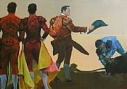 Eric Fischl - Corrida in Ronda No. 6 (Paintings) h: 213.4 x w: 274.3 cm / h: 84 x w: 108 in