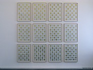 Rice Paper Foil Collages Squares