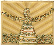 Mel Kadel - Arms Out (Works on Paper (Drawings, Watercolors etc.)) h: 12 x w: 18 in / h: 30.5 x w: 45.7 cm