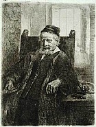 Rembrandt van Rijn - Jan Lutma, Goldsmith (Prints and Multiples)