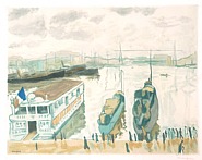 Albert Marquet - Port de Marseille (Prints and Multiples) h: 15.8 x w: 19.6 in / h: 40.1 x w: 49.8 cm