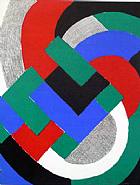 Sonia Delaunay-Terk - Rythme (Prints and Multiples) h: 12.2 x w: 9.2 in / h: 31 x w: 23.4 cm