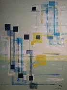 Irene Rice Pereira - The Light of Spring (Paintings) h: 42 x w: 32 in / h: 106.7 x w: 81.3 cm