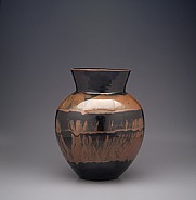 Vase, kaki glaze