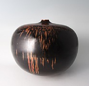 Large Vase, Honan Tenmoku Glaze