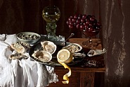 Oysters and Lemon, after W.C.H.