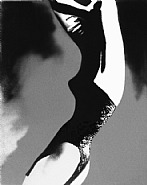 The Mold of the Princess- Everything Black and Lacy: Model unknown, lingerie by Lily of France, Harper’s Bazaar