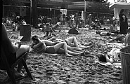 Coney Island, New York (Couple Kissing at Beach)