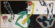 Manny Farber - Items: Pick-up on South Street (Paintings) h: 35 x w: 69 in / h: 88.9 x w: 175.3 cm