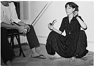 Patti with pipe