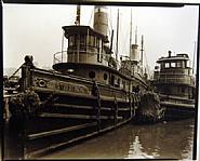 Berenice Abbott - Tugboats, Pier #11 East River, Manhattan, 1936