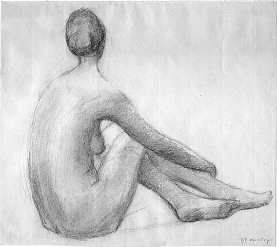 drawing nude pencil picture. teen showing asshole Weisberg, Nude drawing #6