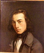 Jean François Millet - Self portrait (Paintings) h: 30 x w: 26 cm / h: 11.8 x w: 10.2 in