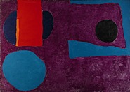 Big Violet with Red and Blue
