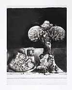 Graham Sutherland - Field of Rocks, with a Candle (Prints and Multiples) h: 41.2 x w: 32.5 cm / h: 16.2 x w: 12.8 in