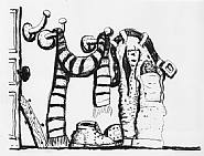 Philip Guston - Studio Corner (Prints and Multiples) h: 32 x w: 42.5 in / h: 81.3 x w: 108 cm