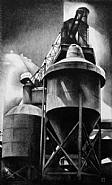 Louis Lozowick - Tanks #2 (Steel Plant) (Prints and Multiples) h: 14.6 x w: 9 in / h: 37.1 x w: 22.9 cm