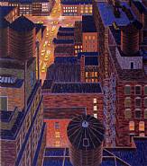 Yvonne Jacquette - Chelsea (Prints and Multiples) h: 36 x w: 31.8 in / h: 91.4 x w: 80.8 cm