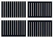 Donald Judd - Untitled (Prints and Multiples) h: 26.2 x w: 38.5 in / h: 66.5 x w: 97.8 cm