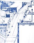Wayne Thiebaud - Down 18th (Prints and Multiples) h: 29.9 x w: 22 in / h: 75.9 x w: 55.9 cm