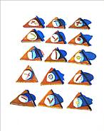 Wayne Thiebaud - Triangle Thins (Prints and Multiples) h: 30 x w: 22 in / h: 76.2 x w: 55.9 cm