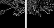 Yvonne Jacquette - Hudson River Diptych (Prints and Multiples) h: 21 x w: 40 in / h: 53.3 x w: 101.6 cm