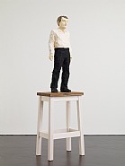 Man with White Shirt and Black Trousers