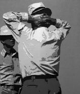 Vik Muniz - Back, after Dorothea Lange (Pictures of Paper Series) (Photographs) h: 59.5 x w: 51.5 in / h: 151.1 x w: 130.8 cm