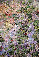 Vik Muniz - Pictures of Magazine 2: Nasturtiums, after gustave Caillebot (Photographs) h: 62 x w: 44 in / h: 157.5 x w: 111.8 cm