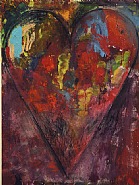 Jim Dine - Cobalt Teal (Paintings) h: 48 x w: 36 in / h: 121.9 x w: 91.4 cm