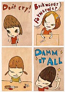 Set of four: Don't Cry, Backwards and Forwards, Broken Treasures, and Damn it All